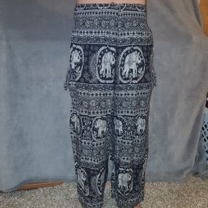 Cotton elephant calypso pants